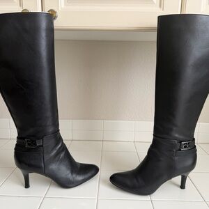 Calvin Klein Women's Black Heeled Boots